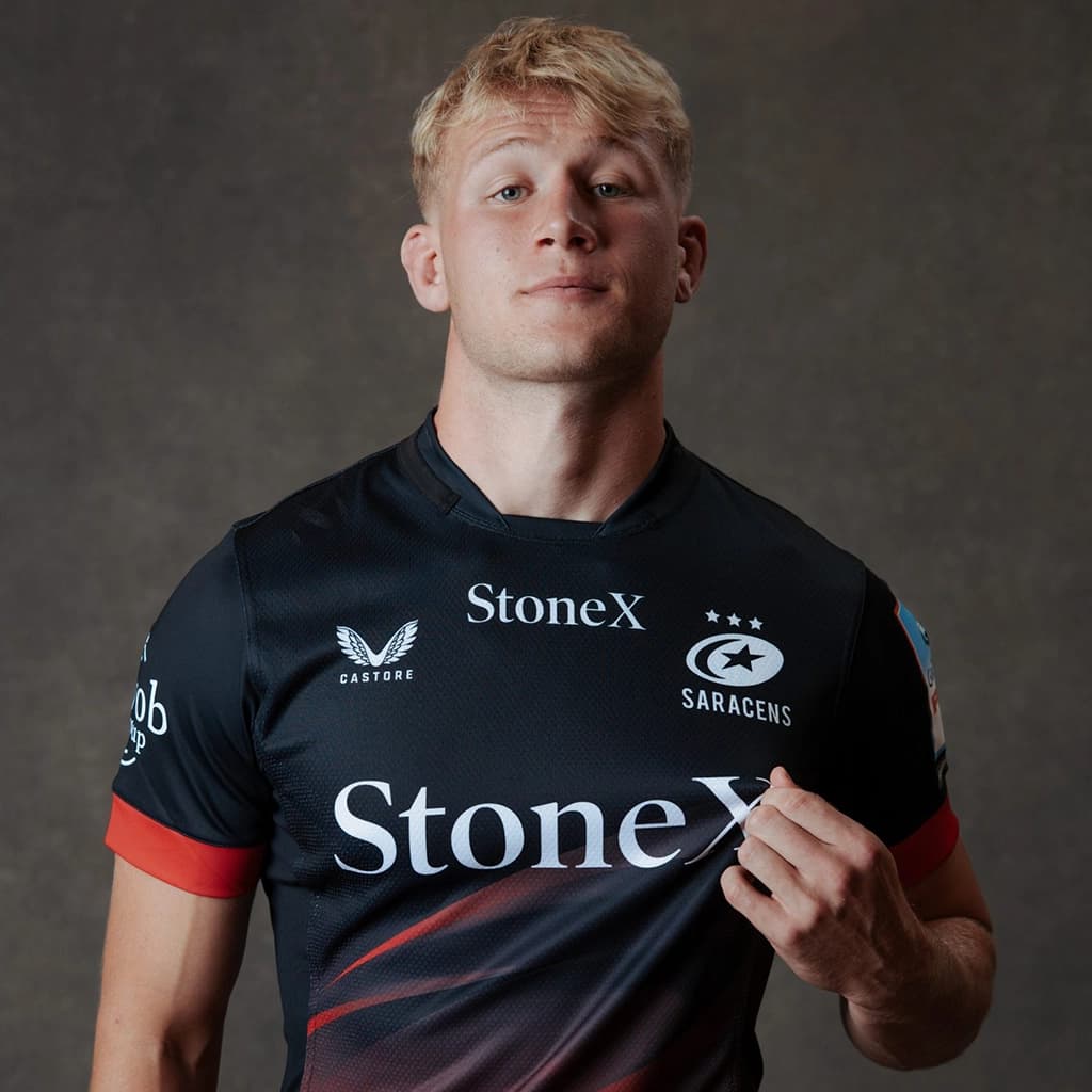 Nathan Michelow in Saracens kit