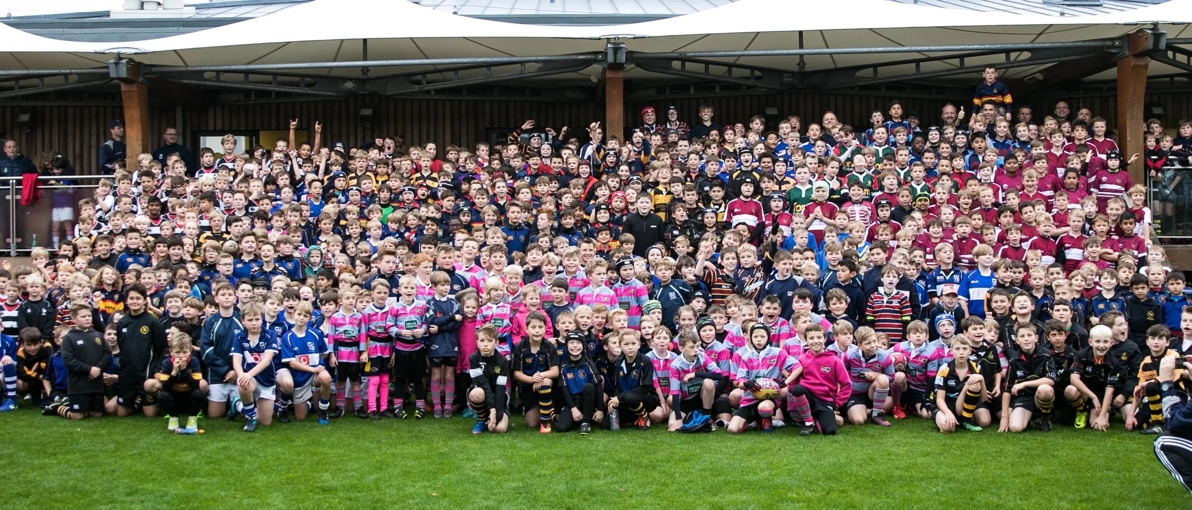 OARFC junior players at Woollams