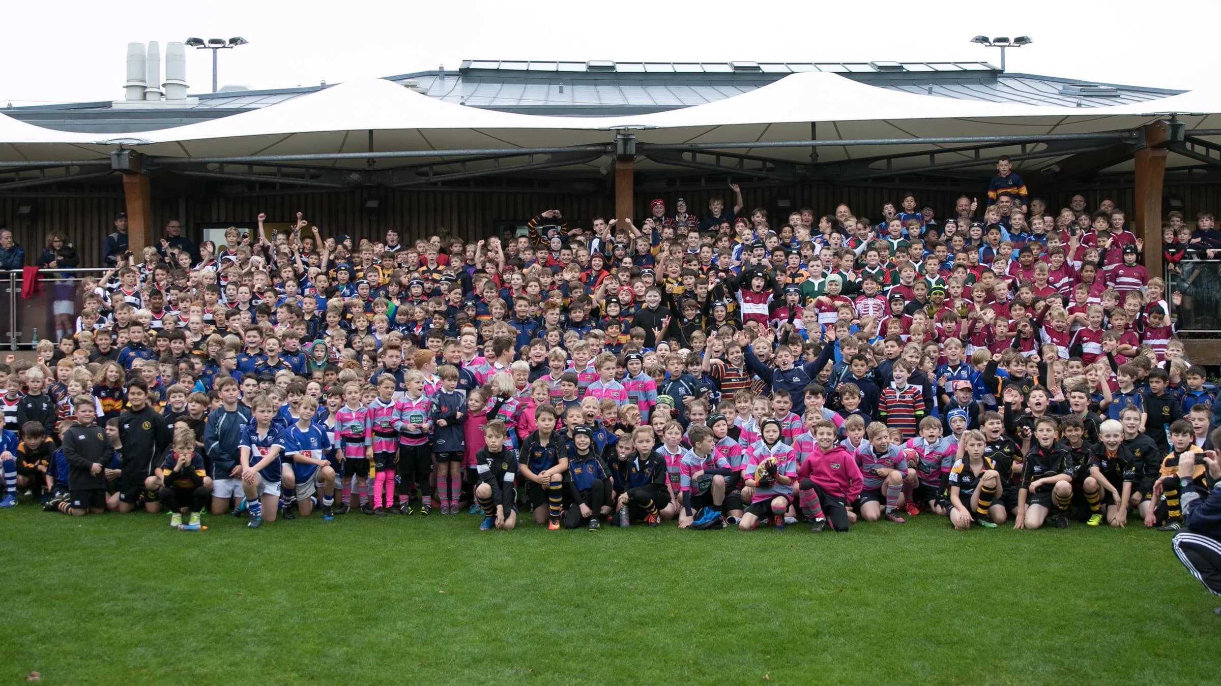 OARFC junior players in action at Woollams